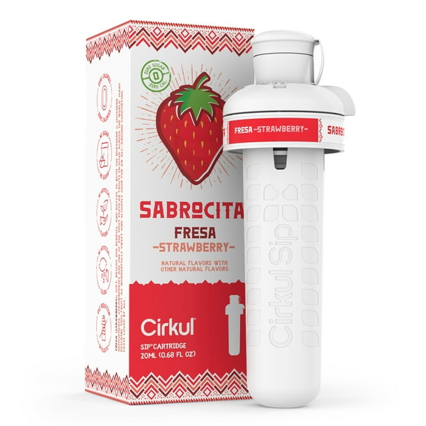 Sabrocita Cirkul Strawberry Flavor Cartridge, Zero Sugar & Calories
