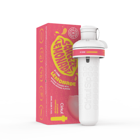 Cirkul Squeeze Pink Lemonade, Flavor Cartridge, Drink Mix, 4-Pack