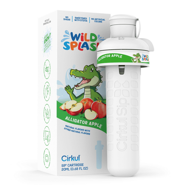 Cirkul Wild Splash Alligator Apple Flavor, Sugar-Free Drink Mix