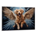 thumbnail image 1 of Cirnecodell Dog Memory Canvas Wall Made In USA Pet Portrait Pet Loss Memorial Print Art Gifts Pet Dog Bereavement Gift Canvas Print Gift for Dog Lover Dog Mom Dog Dad, 1 of 6