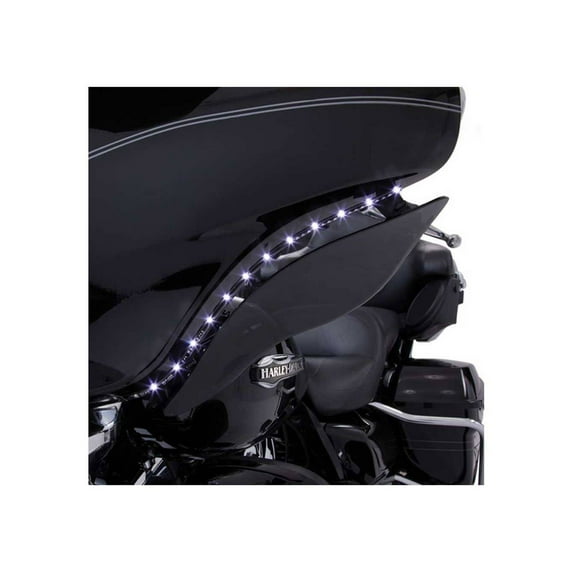 Ciro '14-up H-D Touring LED Bat Blades - Black, Easy Installation 45102