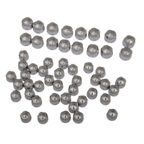 Ciro 70021 Engine Bolt Cap Set - Diamond-Cut Crown - Chrome