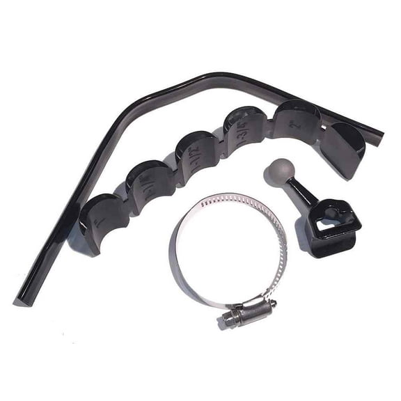 Ciro Accessory Universal Ball Mount, Fits 7/8 to 2-1/4 Tubing - Black 50126