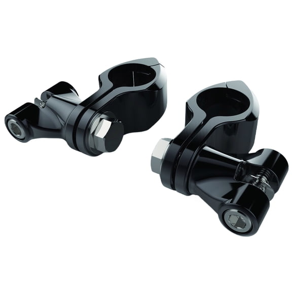 Ciro Black Standard Length Highway Peg Mounting Kit (60022)