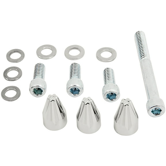 Ciro Chrome Windshield Screw Cap Kit (10110)