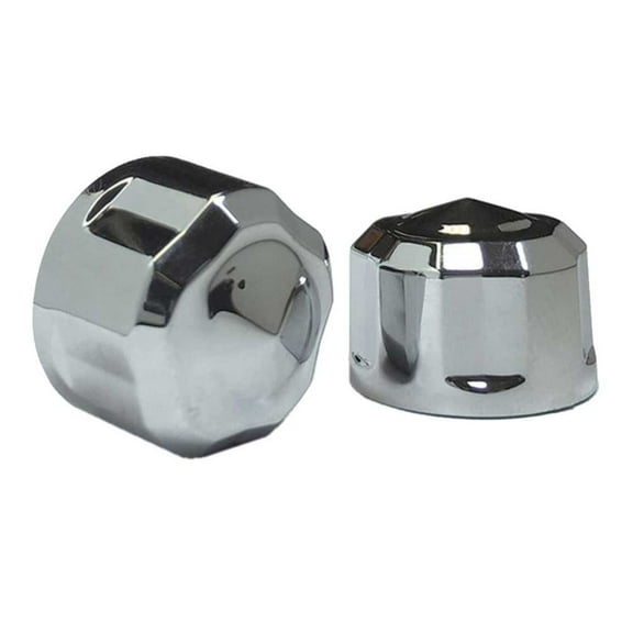 Ciro Diamond Cut Low Crown Bolt Cap Kit (53pk) for Harley - Chrome 70021