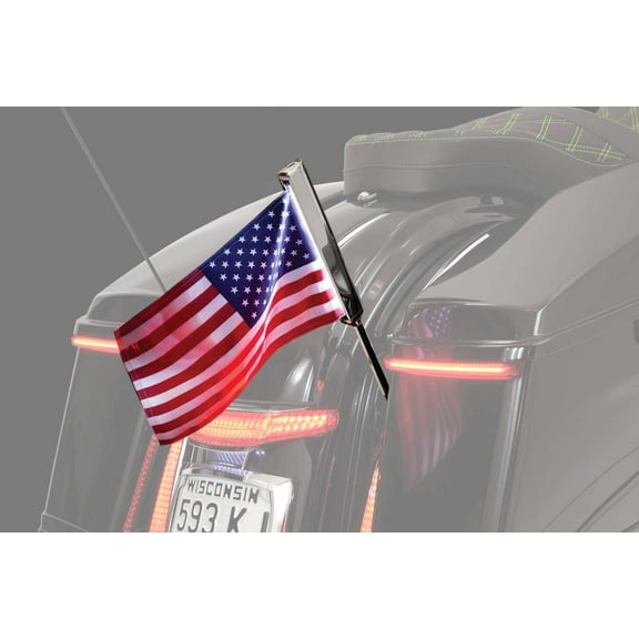 Ciro LED Lighted Flag Pole w/American Flag (70600)