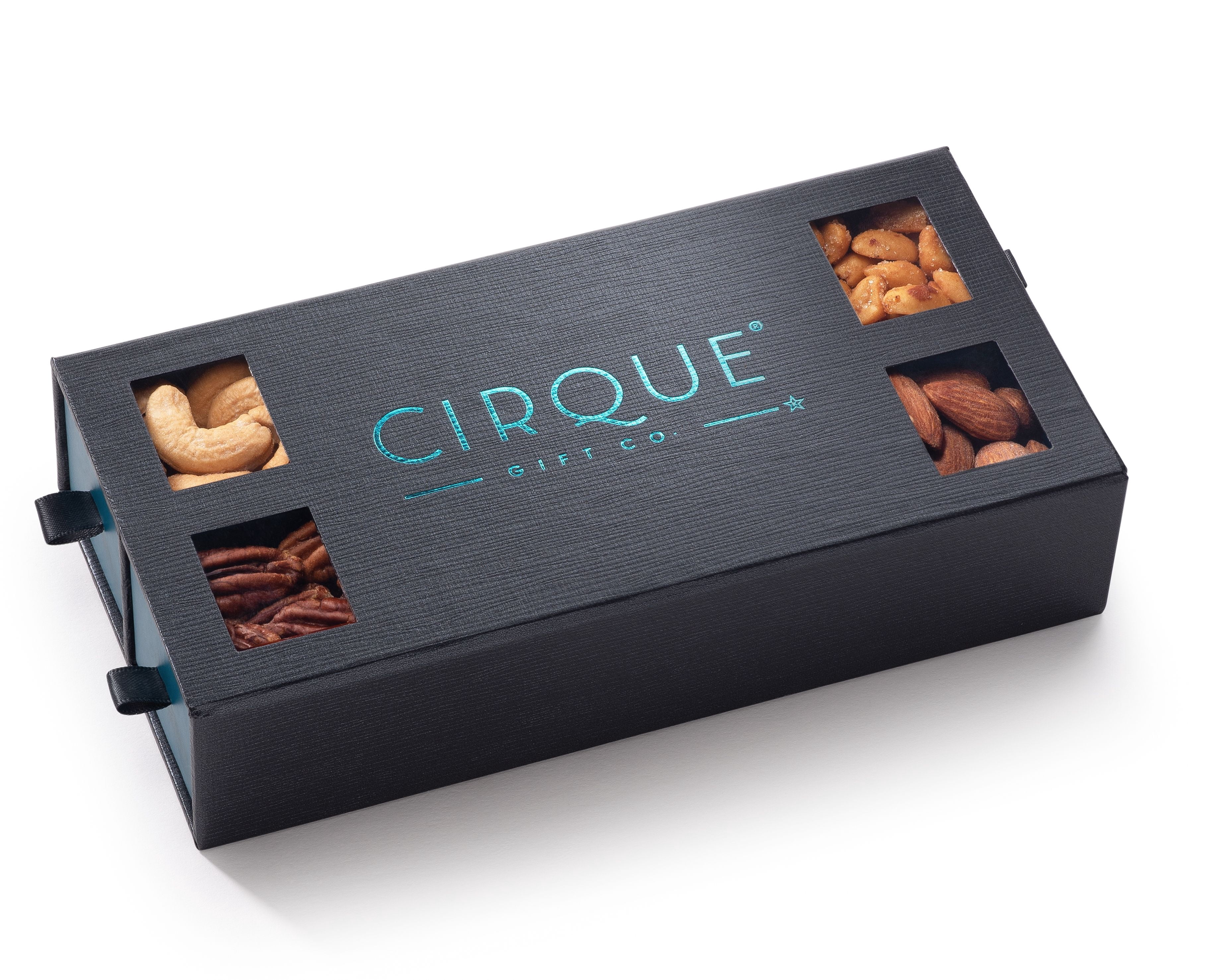 Cirque Gift Co. Gourmet Nut Gift Tray - 10 Inch Assorted Nuts Over 2 Lbs, Holiday & Corporate Gift