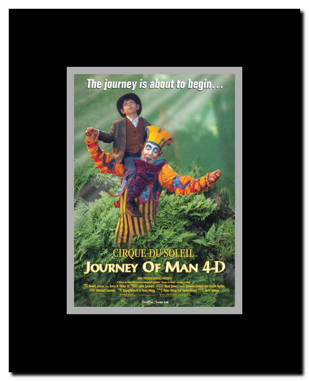 Cirque du Soleil: Journey of Man Framed Movie Poster
