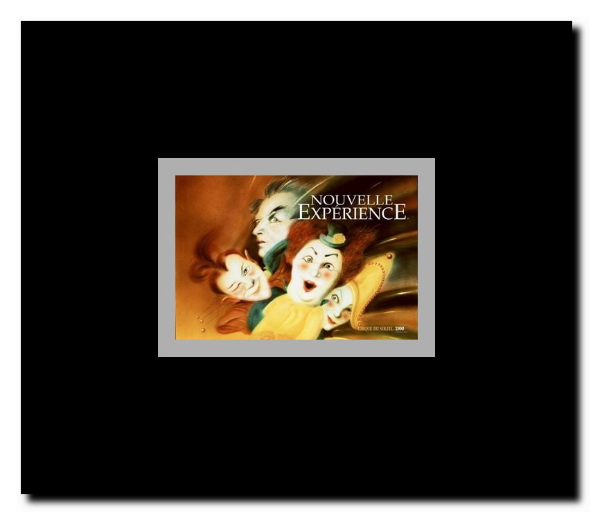 Cirque du Soleil - Nouvelle Experience c.1990 Framed Movie Poster