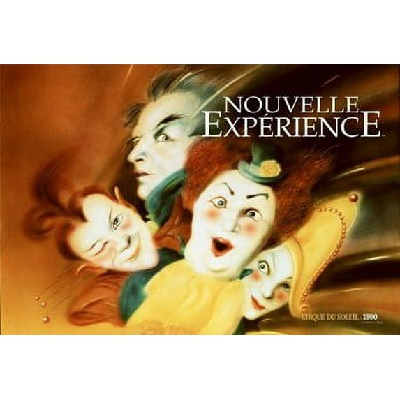 Cirque du Soleil - Nouvelle Experience, c.1990 Movie Poster (17 x 11)