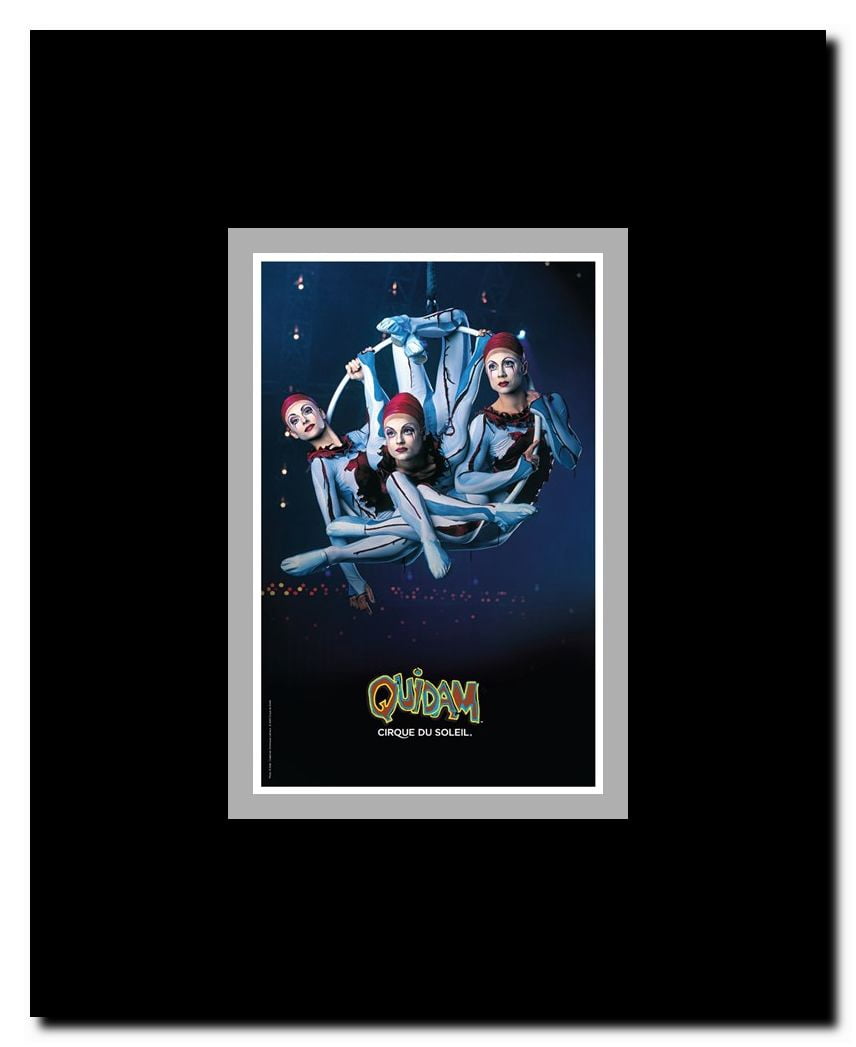 Cirque du Soleil - Quidam c.1996 (ariel hoops) Framed Movie Poster