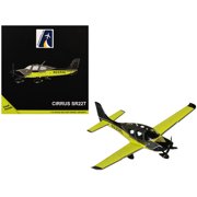 Cirrus SR22T Composite Aircraft N225HL Black and Neon Green "Gemini General Aviation" Series 1/72 Diecast Model by GeminiJets