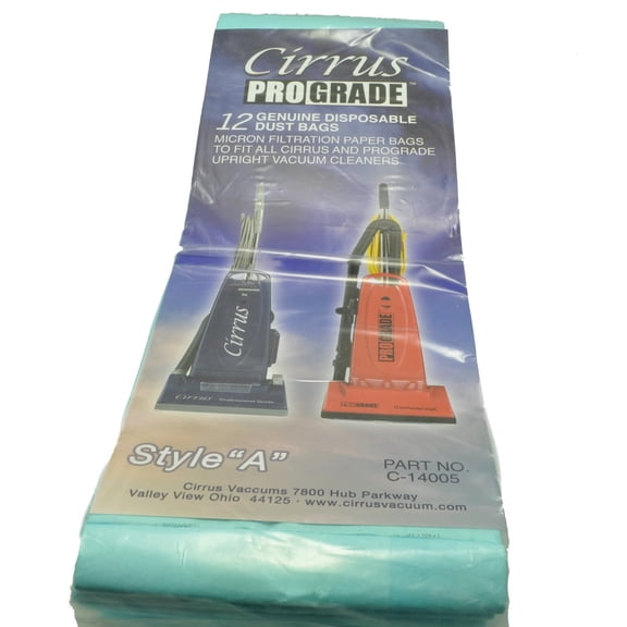 Cirrus Style A Vacuum Cleaner Bags