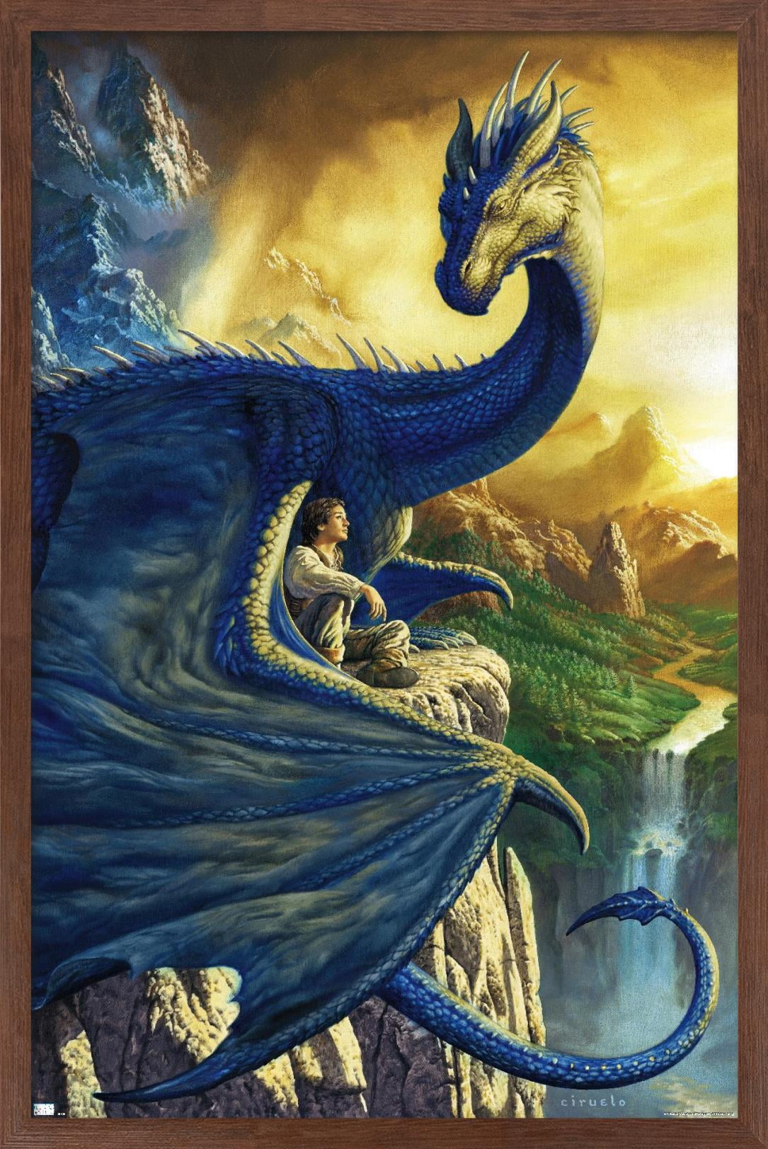Ciruelo - Eragon Wall Poster, 14.725" x 22.375", Framed