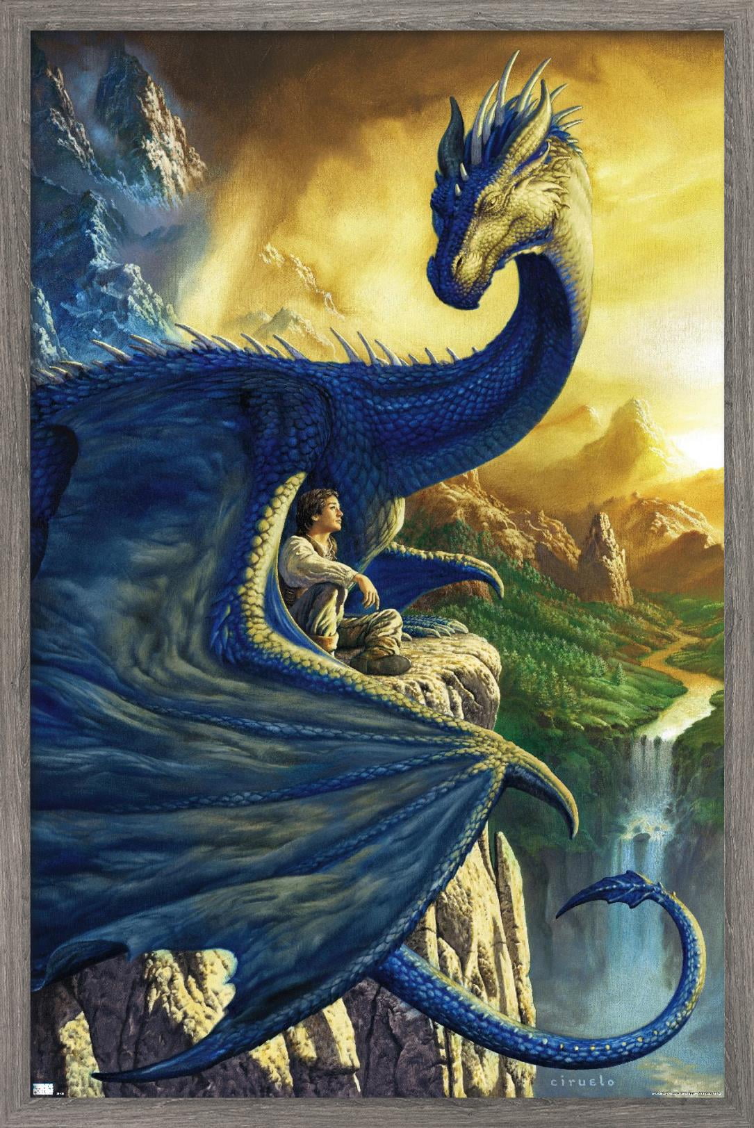Ciruelo - Eragon Wall Poster, 14.725" x 22.375", Framed
