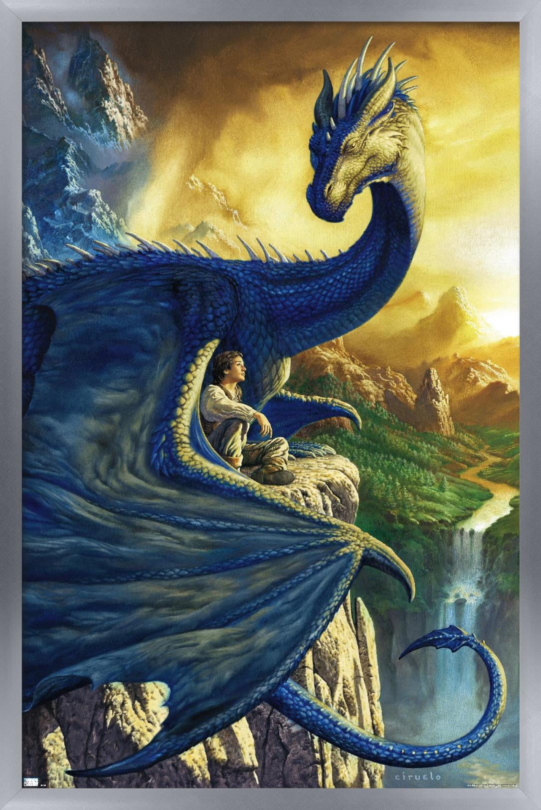 Ciruelo - Eragon Wall Poster, 22.375" x 34", Framed