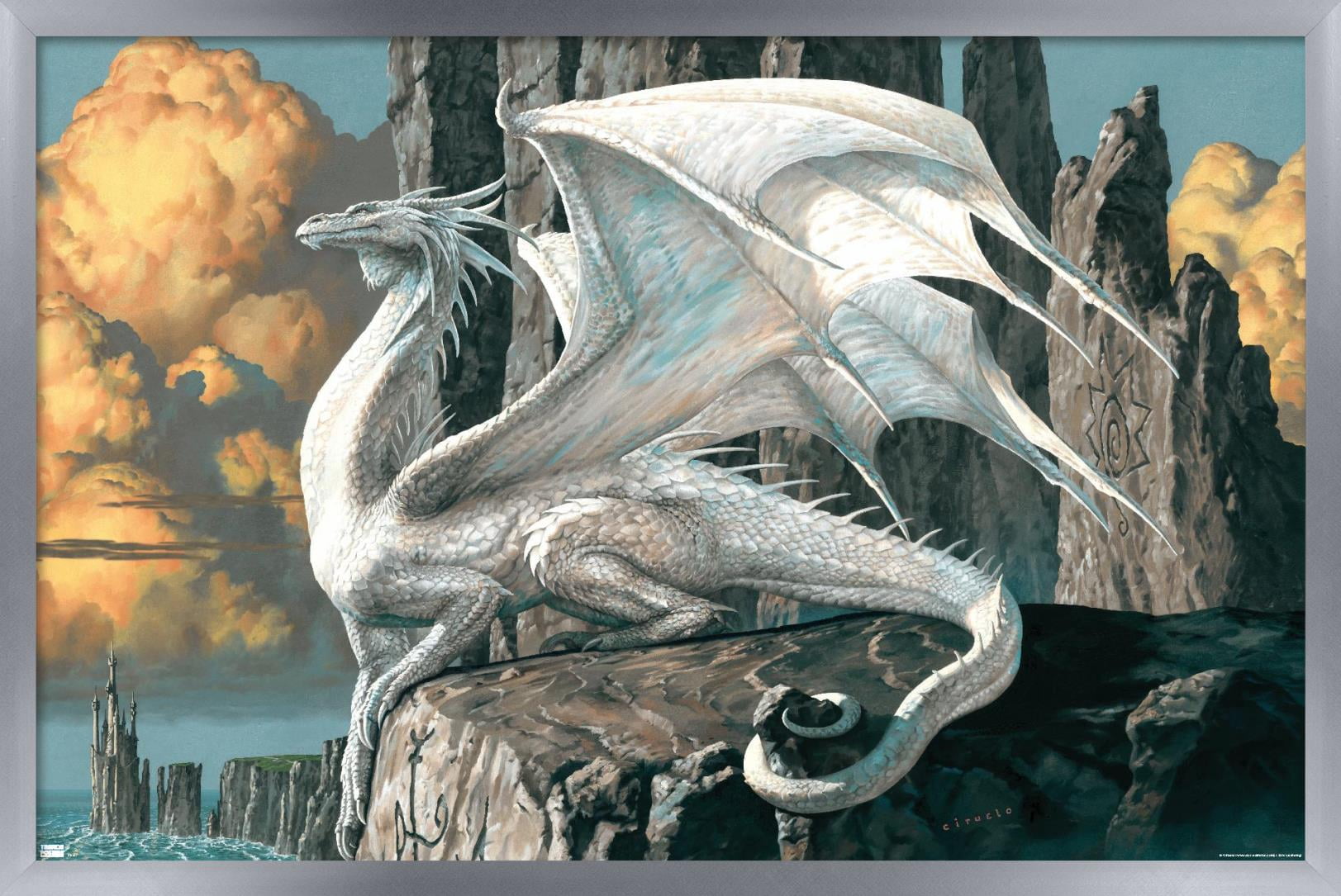 Ciruelo - Hobsyllwin Wall Poster, 22.375" x 34", Framed