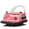 thumbnail image 1 of Cirui 12V Ride on Bumper Car for Kids, Ride on Toys Car with Remote Control for 1.5-5 Years child,Kid Electric Toys Car with Bluetooth & 360 Degree Spin,LED Lights for Halloween,Christmas,Pink, 1 of 10