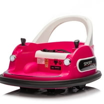 Cirui 12V Ride on Bumper Car for Kids, Ride on Toys Car with Remote Control for 1.5-5 Years child,Kid Electric Toys Car with Bluetooth & 360 Degree Spin,LED Lights for Halloween,Christmas,Red