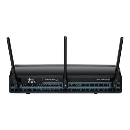 Cisco - 1941W Wireless Integrated Services Router - 2 X 10/100/1000Base-TX Network - 2 X HWIC, 2 X CompactFlash (CF) Card - IEEE 802.11n (Draft) - 54Mbps CISCO1941W-A/K9