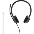 thumbnail image 1 of Cisco Headset 322 Wired Dual On-Ear Carbon Black RJ9, 1 of 3