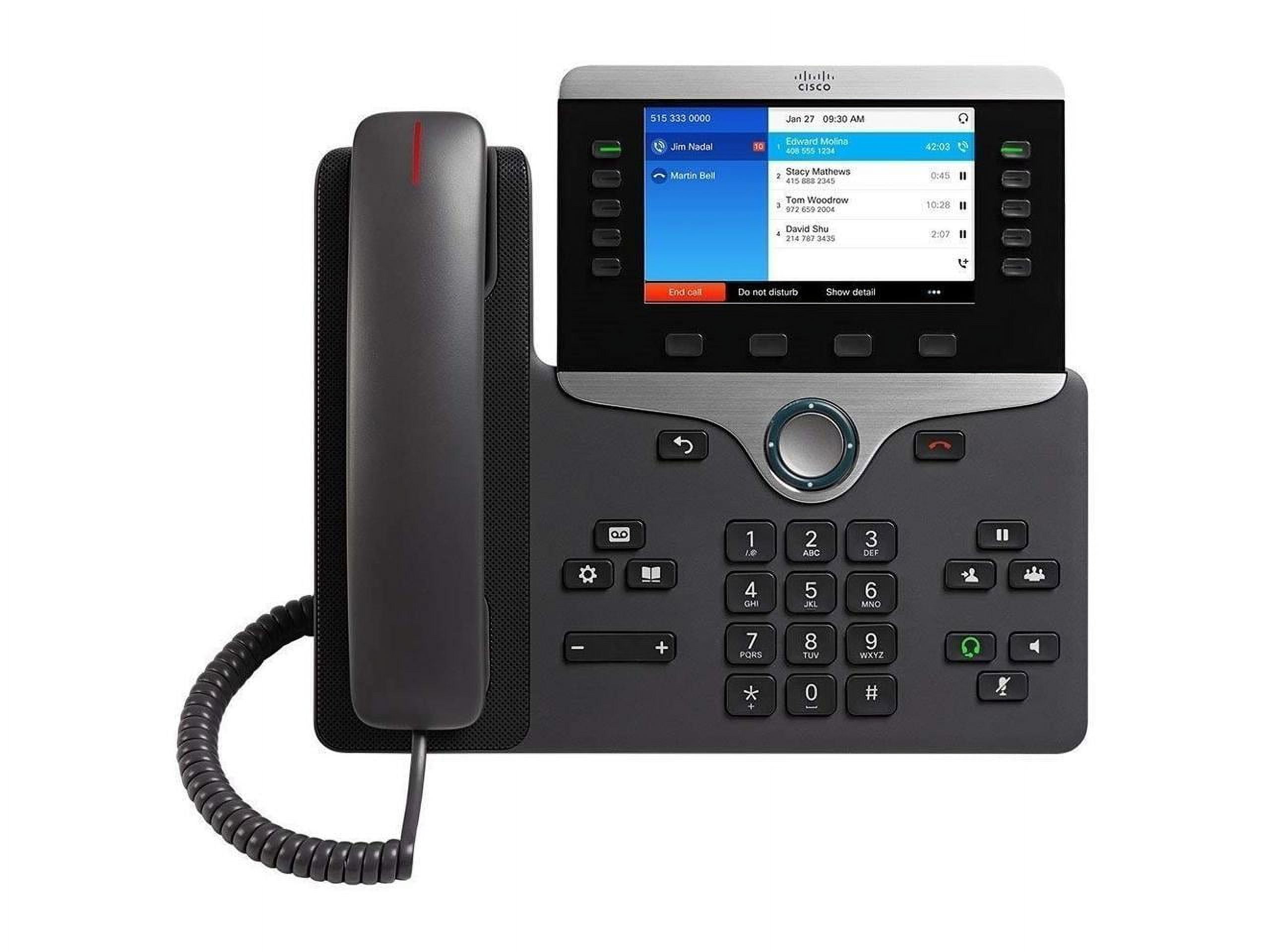 Cisco 8841 Corded VoIP Phone with Wall Mounting Accessories