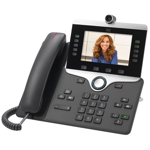 Cisco 8845 IP Phone - Wall Mountable - Charcoal - VoIP - Caller ID - SpeakerphoneEnhanced User - 2