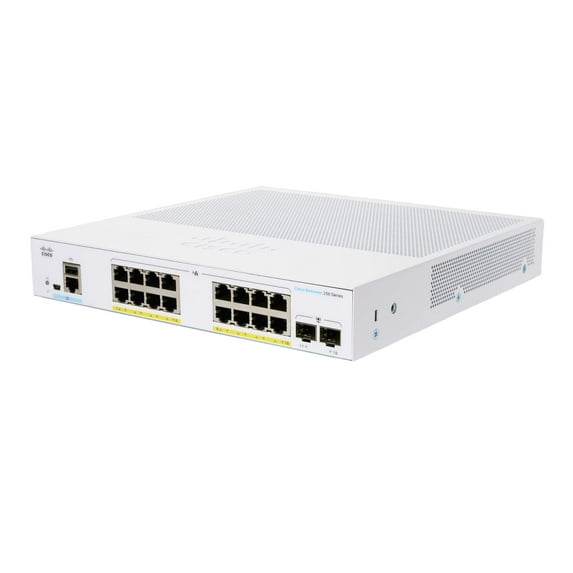 Cisco CBS250-16P-2G Business Series 16-Port Managed Ethernet Switch