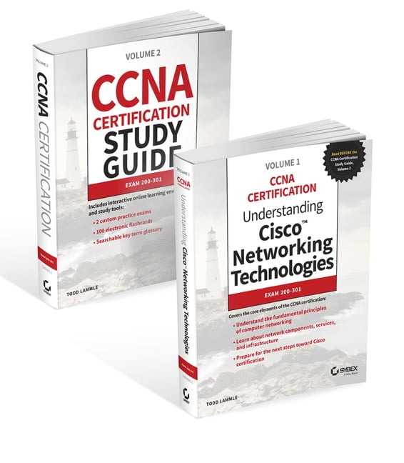 TODD LAMMLE Cisco CCNA Certification, 2 Volume Set: Exam 200-301 (Paperback)