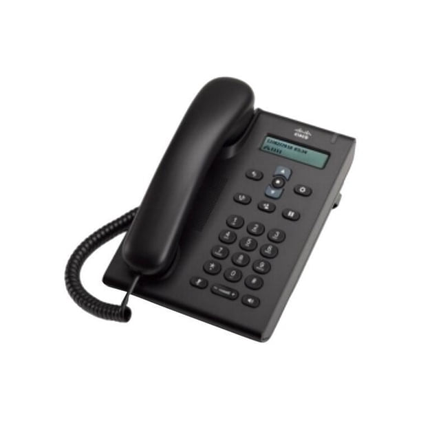 Cisco CP-3905= Unified SIP Phone 3905 - VoIP phone - SIP - charcoal ...