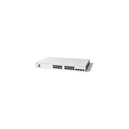 Cisco Catalyst C1300-24T-4G Ethernet Switch, 24 Ports - Manageable - Gigabit Ethernet - 10/100/1000Base-T, 1000Base-X - 3 Layer Supported