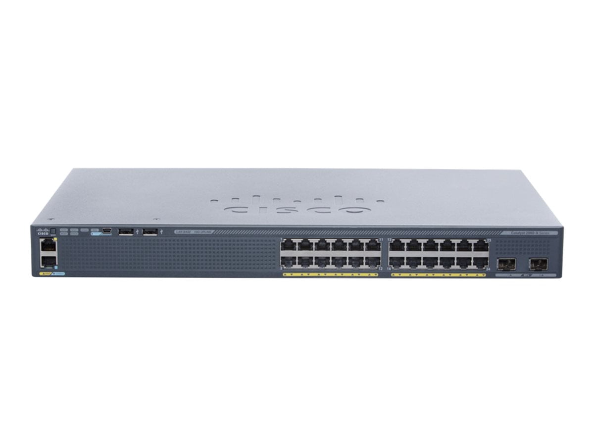 Cisco Catalyst 2960X-24TD-L - switch - 24 ports - managed - rack ...