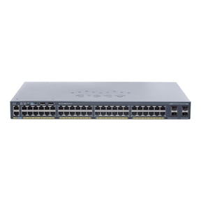 Cisco Catalyst 2960X-48TS-L Ethernet Switch - 48 Ports - Manageable - 2 Layer Supported - Twisted Pair - 1U High - Rack-mountable, Desktop - Lifetime Limited Warranty