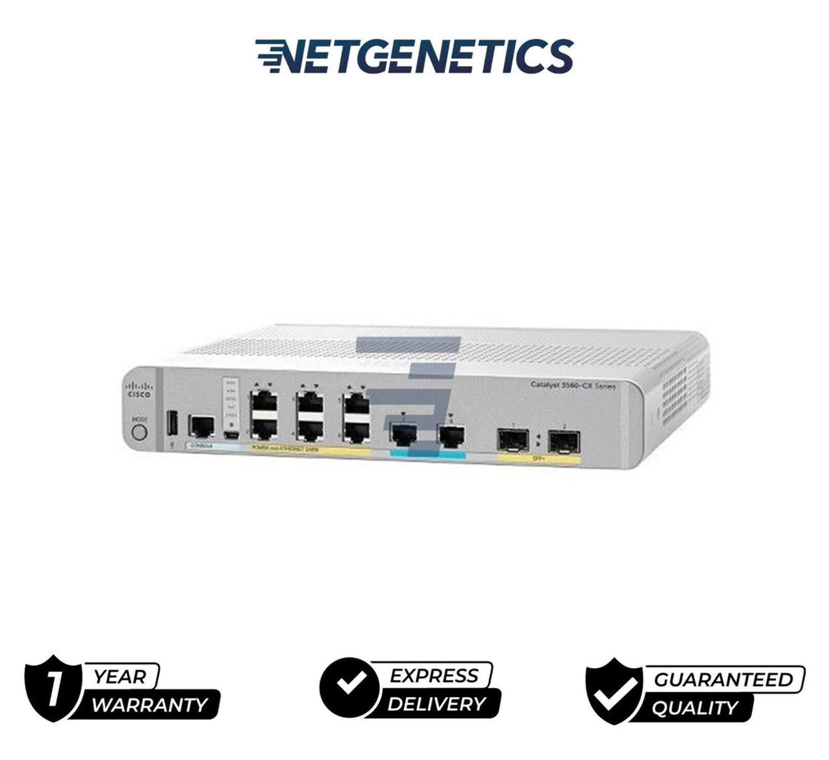 Cisco Catalyst 3560CX Gigabit Ethernet Switch WS-C3560CX-8XPD-S PoE+ 240W SFP+