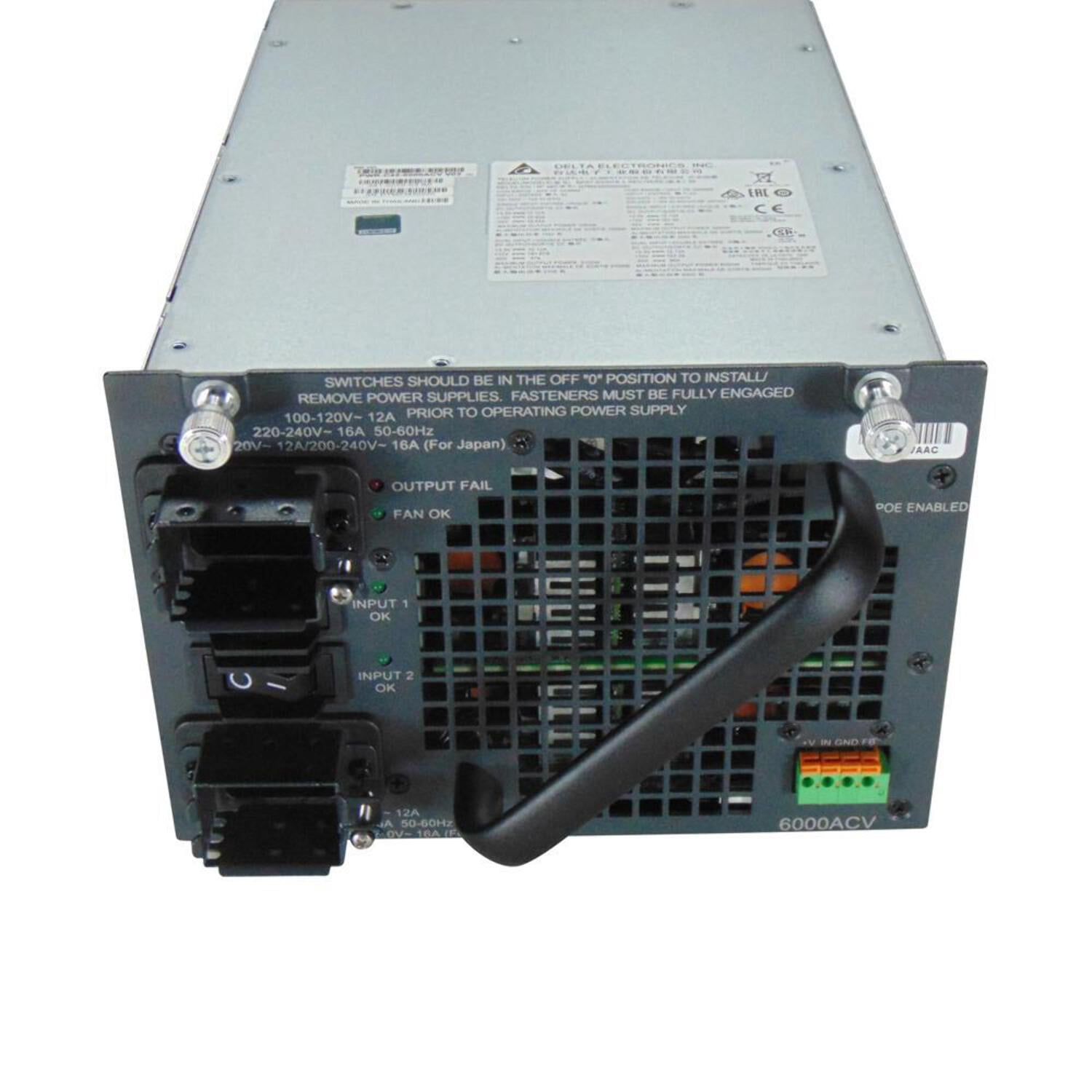 Cisco Catalyst 4500 Series Power Supply (PWR-C45-6000ACV-WS) - Walmart.com