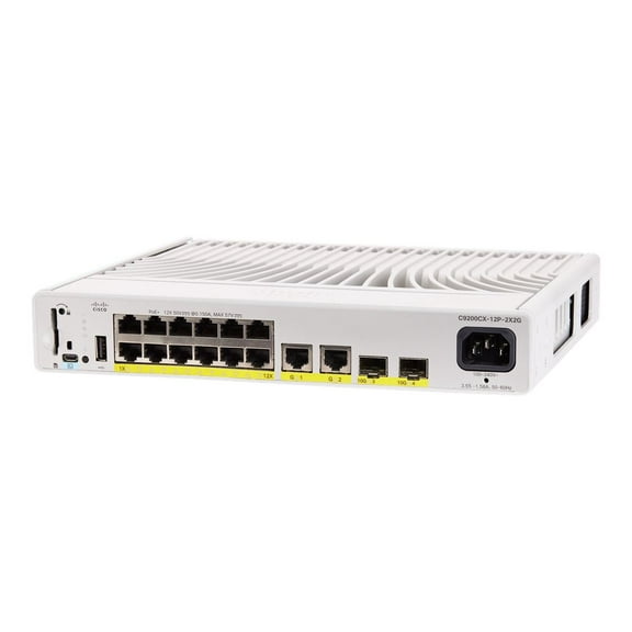 Cisco Catalyst C9200CX-12P-2X2G Ethernet Switch