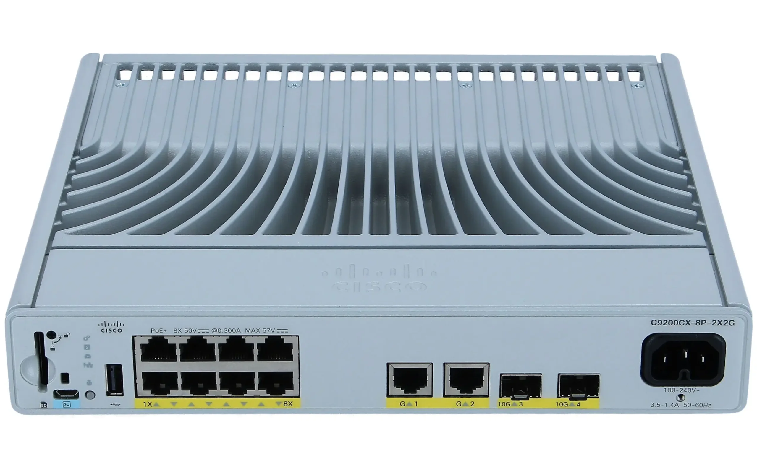 Cisco Catalyst 9200CX-8P-2X2G-E Compact 8-Port PoE+ Managed Switch with 2 SFP+ Uplinks – Network Essentials – Enterprise-Grade – New Sealed