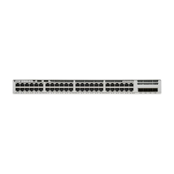 Cisco Catalyst 9200L 48-port Partial PoE+ 4x10G Uplink Switch, Network Essentials - 48 Ports - Manageable - 3 Layer Supported - Modular - 600 W Power Consumption - 370 W PoE Budget - Twisted Pair, ...