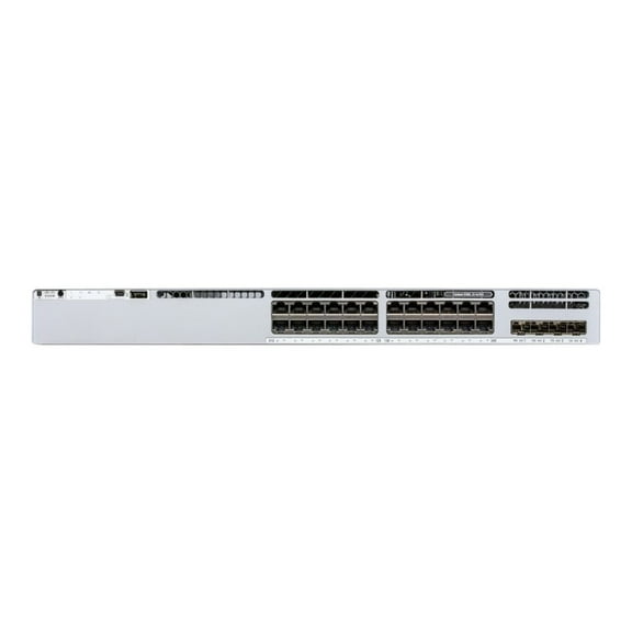 Cisco Catalyst 9300L-24P-4X-A Switch - 24 Ports - Manageable - Gigabit Ethernet - 10/100/1000Base-T - 3 Layer Supported - Modular - 715 W Power Consumption - Twisted Pair, Optical Fiber - Rack-moun...