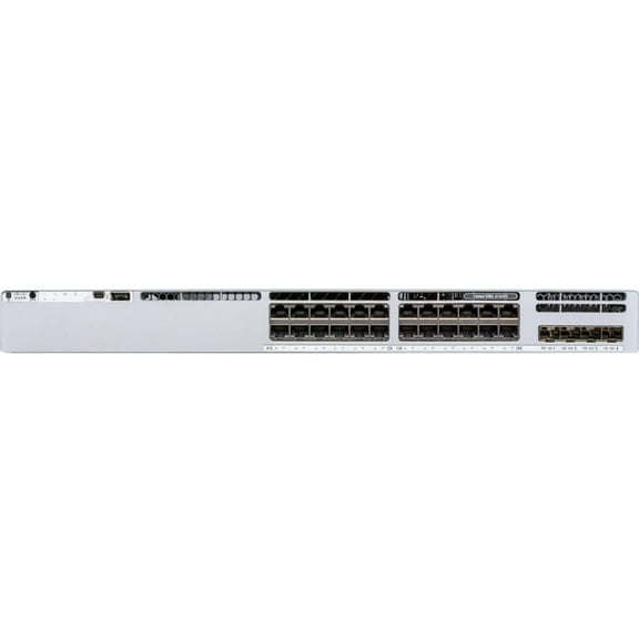 Cisco Catalyst 9300L-24T-4G-E Switch - 24 Ports - Manageable - 3 Layer Supported - Modular - Twisted Pair, Optical Fiber - Rack-mountable - Lifetime Limited Warranty