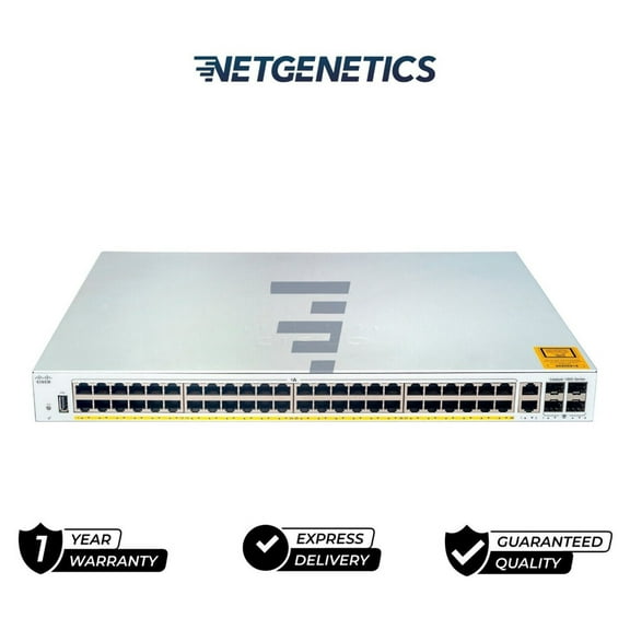 Cisco Catalyst C1000-48P-4G-L Network Switch 48 Gigabit Ethernet PoE+