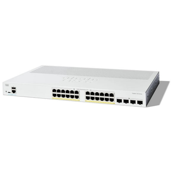 Cisco Catalyst C1200-24P-4X Ethernet Switch, 24 Ports - Manageable - 10 Gigabit Ethernet - 10/100/1000Base-T, 10GBase-X - 3 Layer Supported