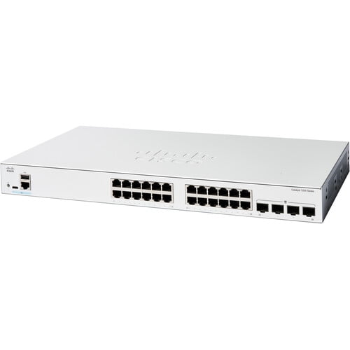 Cisco Catalyst C1200-24T-4G Ethernet Switch 24 Ports, 10 Gigabit, Managed, Enterprise