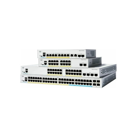 Cisco Catalyst C1300-48FP-4G Ethernet Switch, 48 Ports - Manageable - Gigabit Ethernet - 10/100/1000Base-T, 1000Base-X - 3 Layer Supported