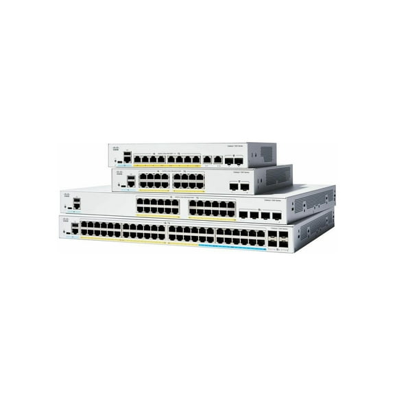 Cisco Catalyst C1300-48FP-4G Ethernet Switch, 48 Ports - Manageable - Gigabit Ethernet - 10/100/1000Base-T, 1000Base-X - 3 Layer Supported