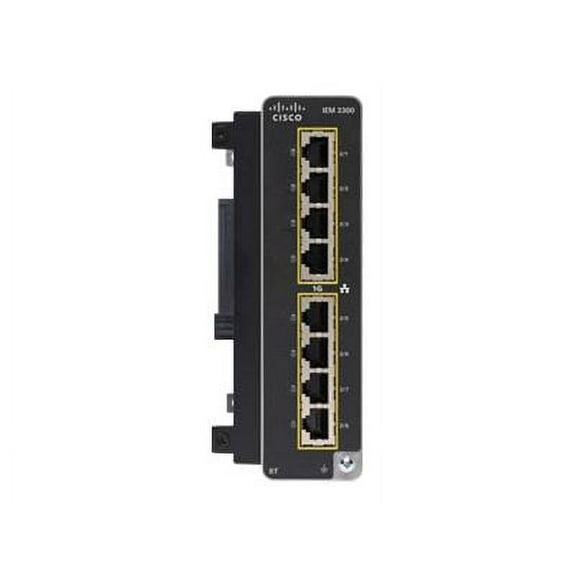 Cisco Catalyst IE3300 Rugged Series Module, 8 Non-PoE Copper - For Data Networking - 8 x RJ-45 1000Base-T LAN - Twisted PairGigabit Ethernet - 1000Base-T - DIN Rail