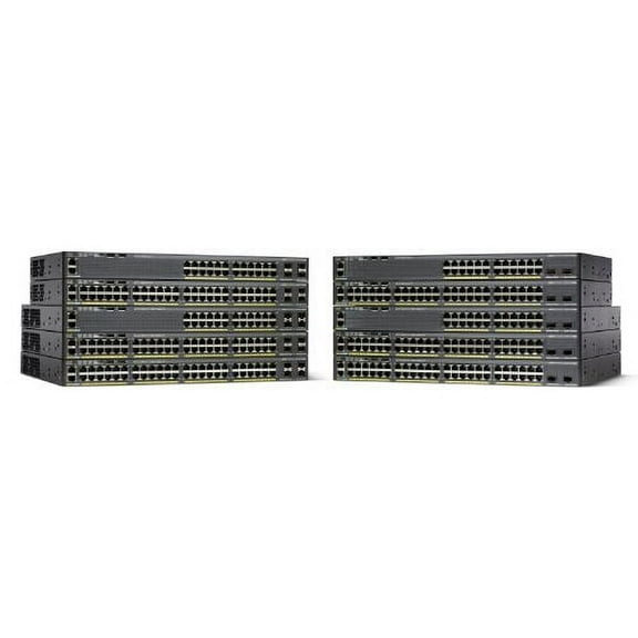 Cisco Catalyst WS-C2960X-24PD-L 24 Port Ethernet Switch with 370 Watt PoE