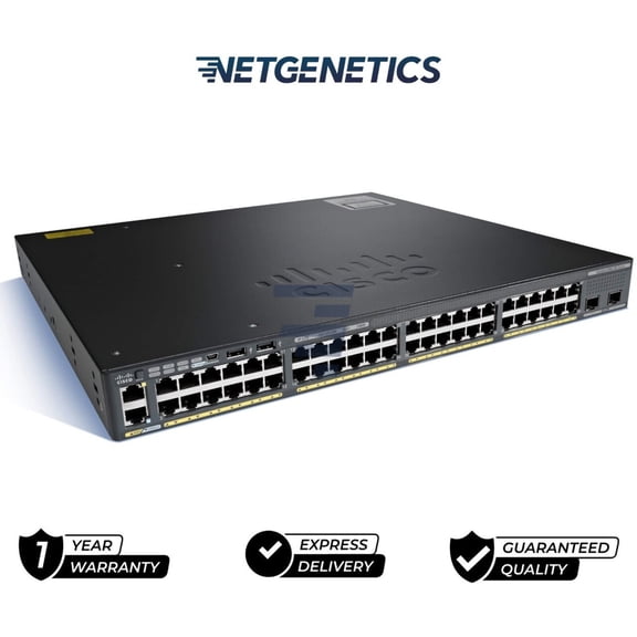 Cisco Catalyst WS-C2960XR-48FPD-I - Switch-48Port-PoE x10/100/1000-Lifetime WRNT