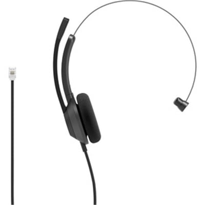 Cisco Headset 321 Wired Single On-Ear Carbon Black RJ9 HSW321CRJ9